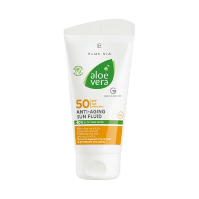 Aloe Vera Anti-Aging Sonnenfluid LSF 50, 50.00 ml