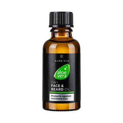 Aloe Vera Mens Essentials 2in1 Gesichts- & Bart-Öl, 30 ml