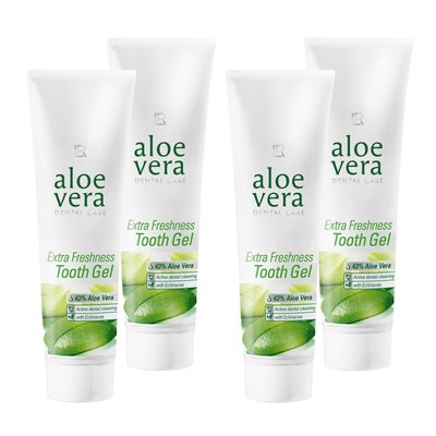 4x Aloe Vera Zahngel * 43% * Echinacea Freshness * 4x 100ml